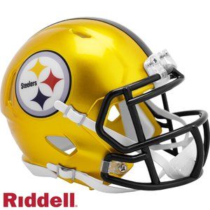 Pittsburgh Steelers FLASH Alternate Helmet Riddell Replica Mini Speed Style
